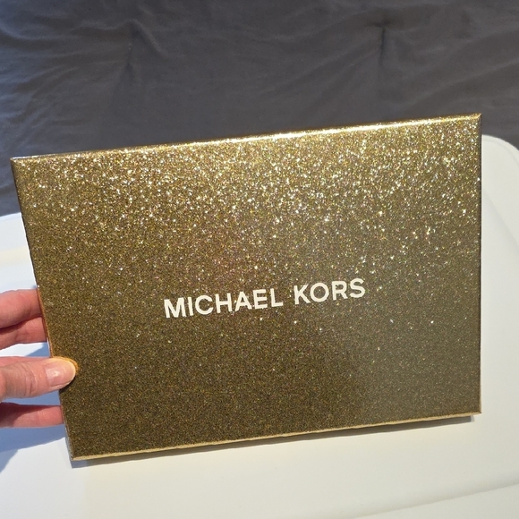 Michael Kors Glittering Gold Clutch